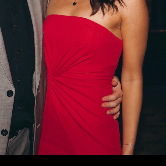 Selfie Leslie Prom Queen Bandeau Mini Dress - Picture 2 of 7